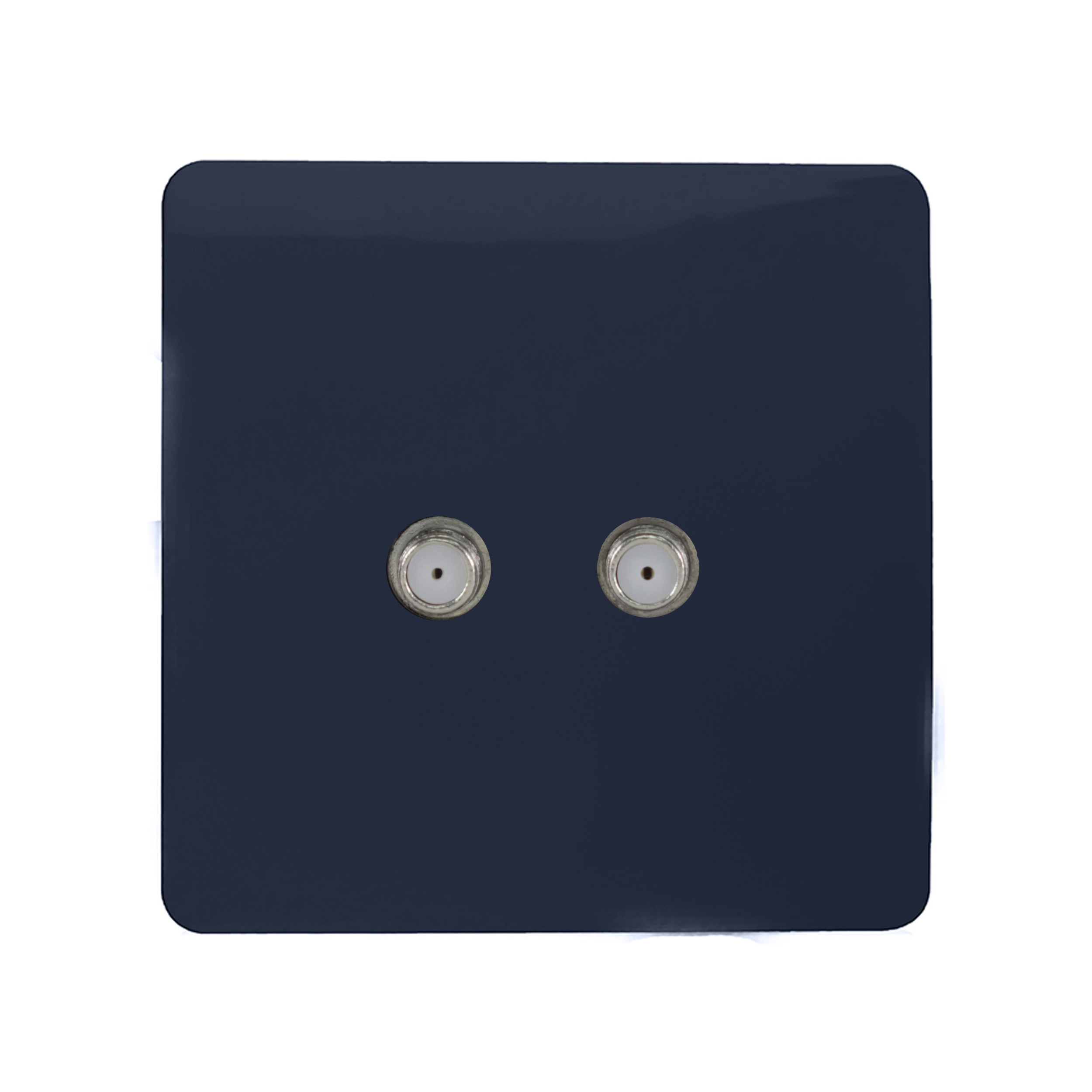 ART-2SATNV  2 Gang F-Type Satellite Televison Socket Navy Blue